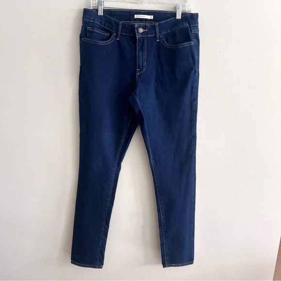 Levi’s women’s 711 Skinny size 31 dark Blue Women's Jeans stretch beauti… - Picture 1 of 8